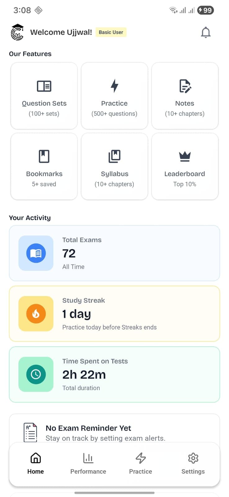 CrackItNepal App Interface