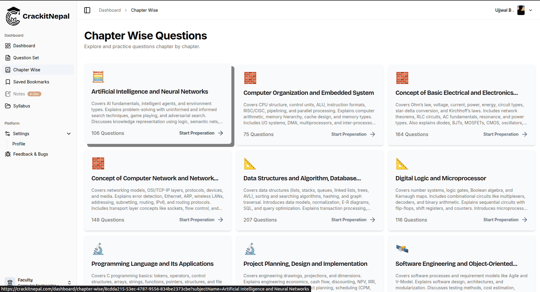 Chapter-wise Practice