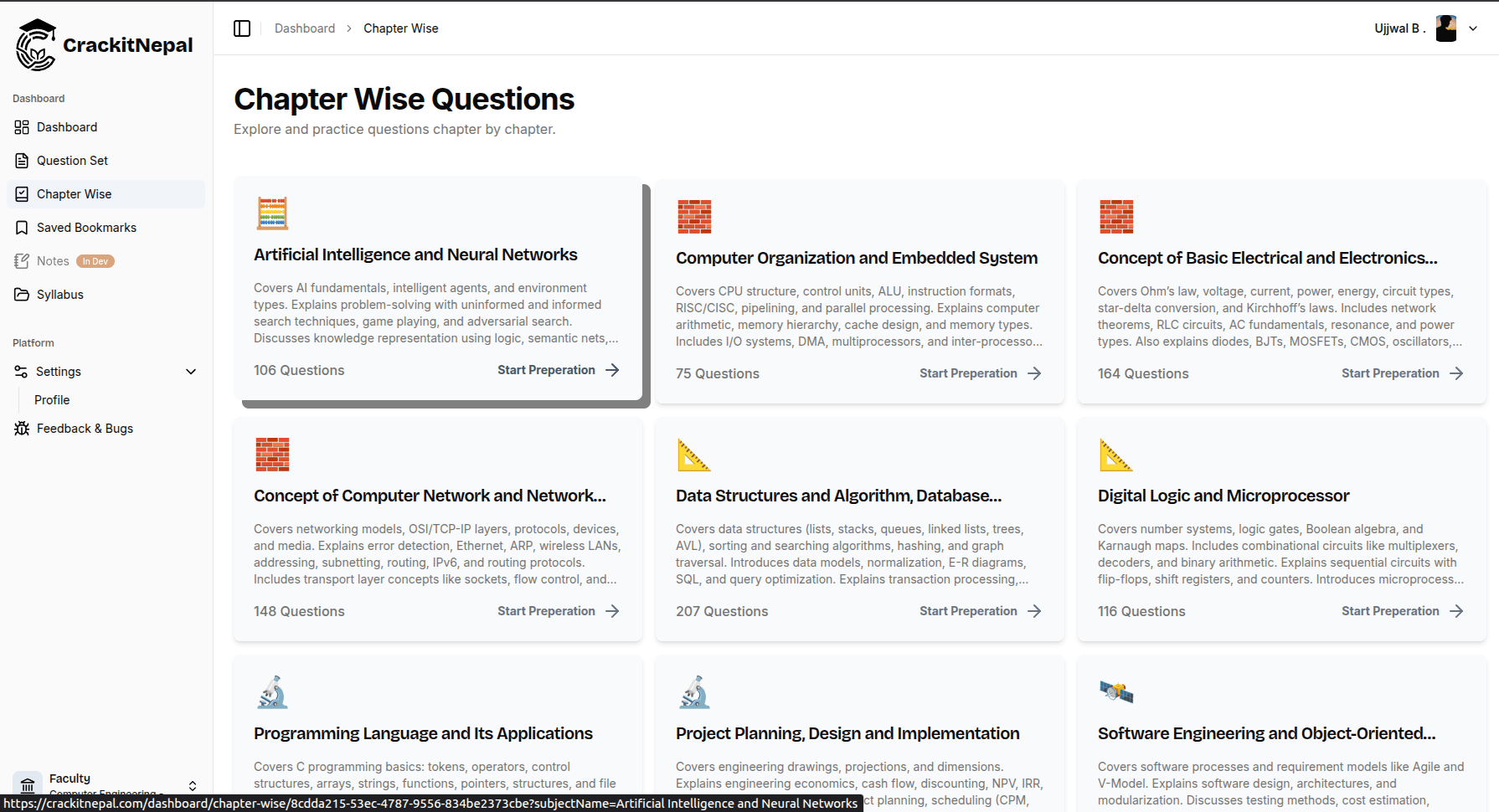 Chapter-wise Practice